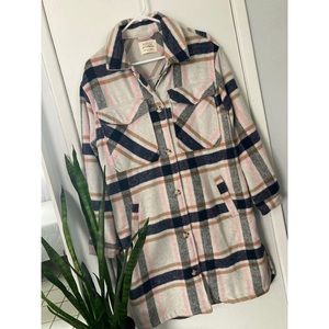 Ashley by 26 International Plaid Coat